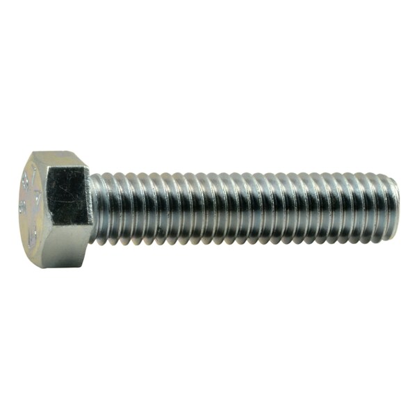 Midwest Fastener 7/16"-14 Hex Head Tap Bolt, Zinc Plated Steel, 2 in L, 6 PK 39762 - main